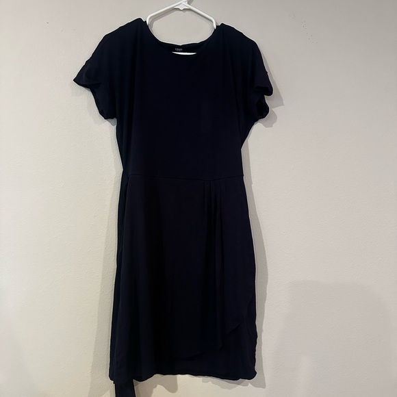 Chaps Dresses & Skirts - Chaps Women’s Midi Dress Size Medium Navy Blue Business Casual Stretch